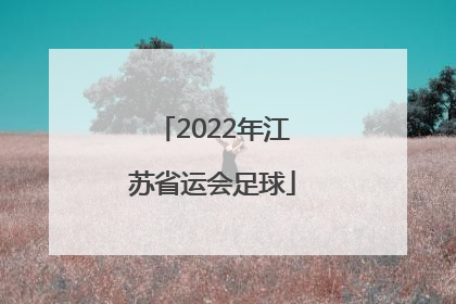 「2022年江苏省运会足球」2022年江苏省运会足球队员年龄规定